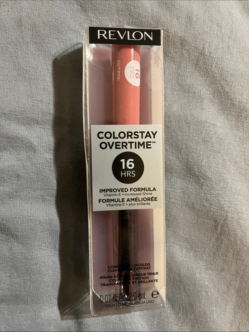 Revlon ColorStay Overtime Dual-Ended Lipcolor in 24/7 Pink-#530